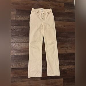 KHAITE Cream Danielle Jeans